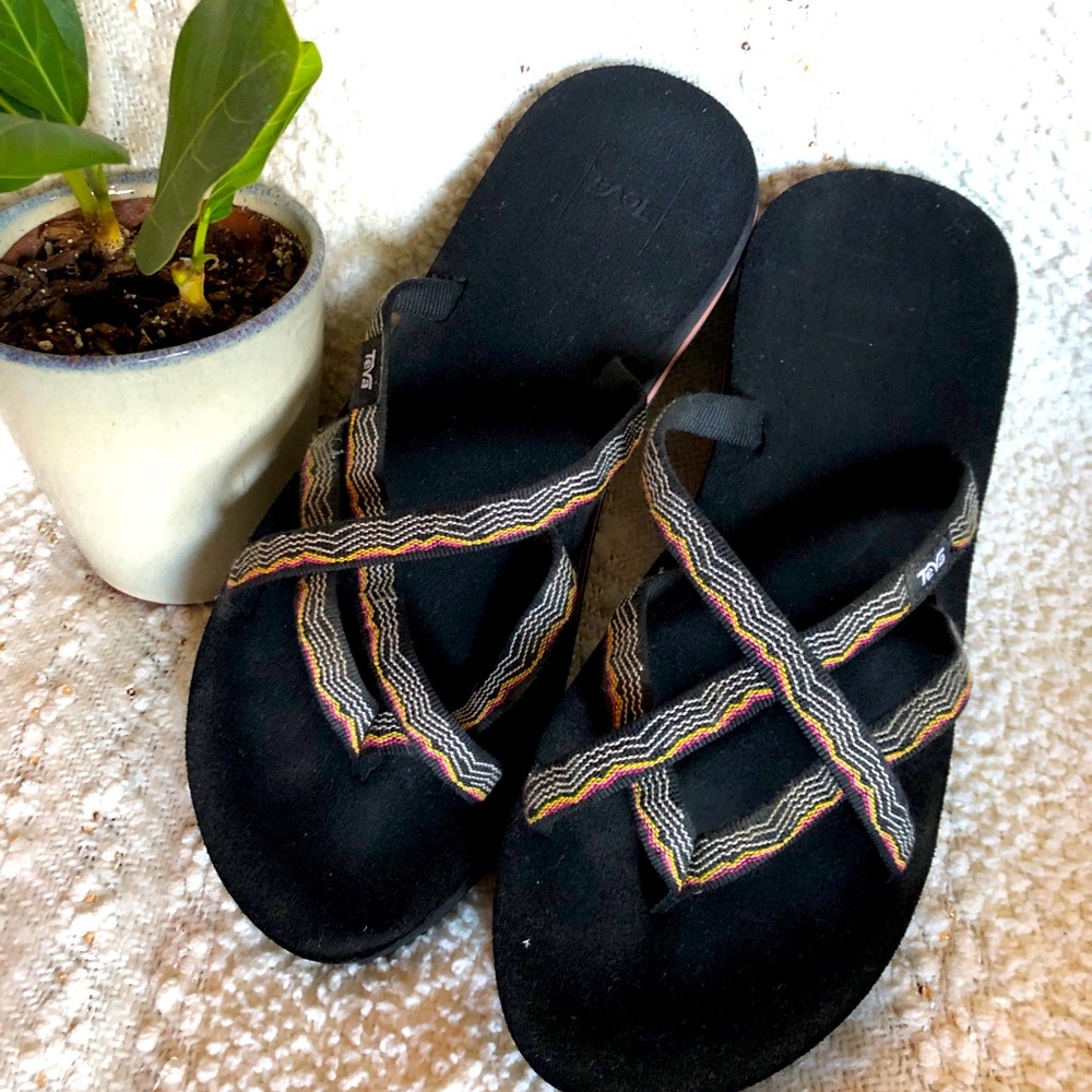 Teva Strappy Slip Ons